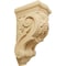 Ekena Millwork 3 1/2"W x 4 3/8"D x 7 7/8"H Small Grape Bunches Corbel, Alder COR03X04X07GRAL - alternate 1